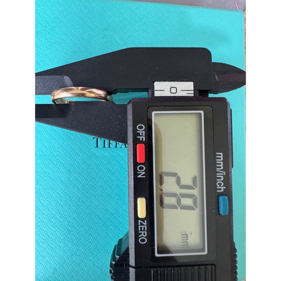 Tiffany & Co. 18k Rose Gold Weeding Band Ring Size 6 2.8mm - Picture 6 of 6